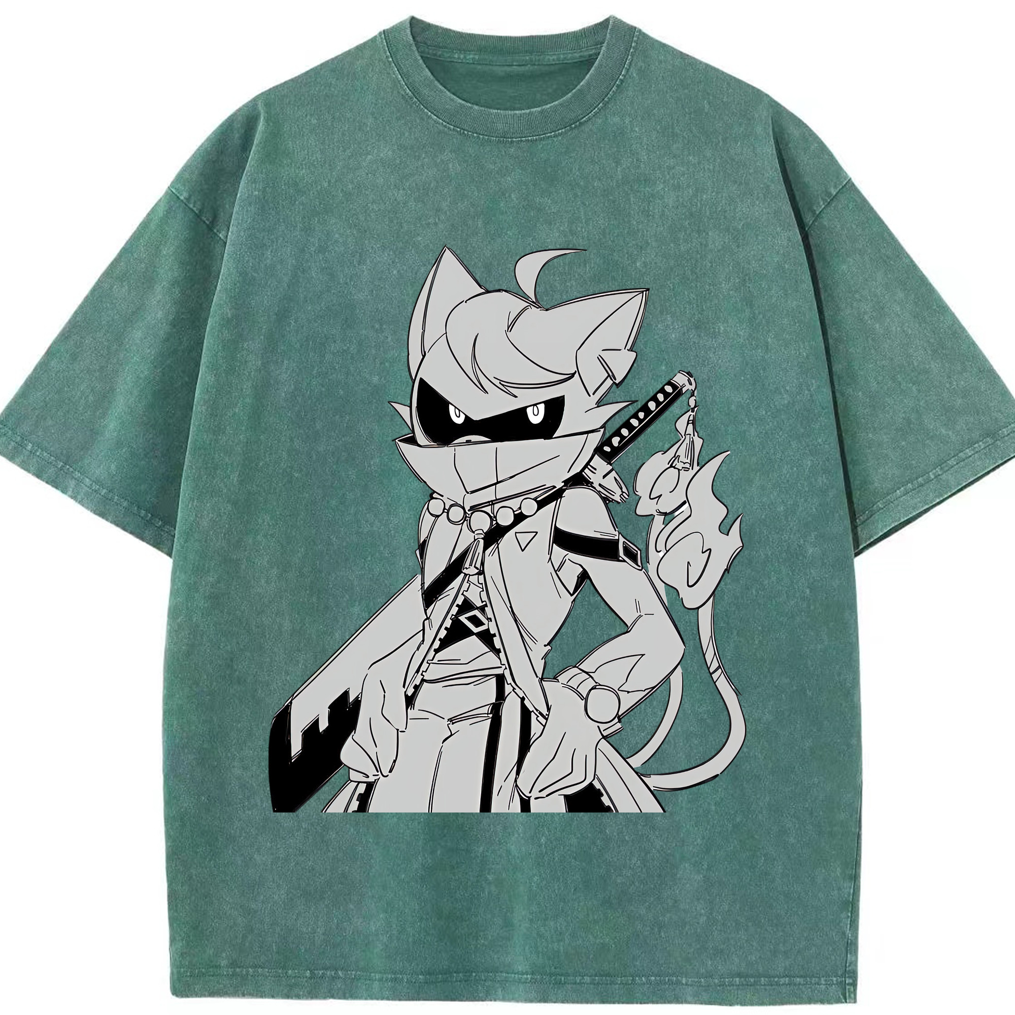 （画像用） 妖怪ウォッチ Yo-kai Watch 綿100% ヴィンテージ風 半袖Tシャツ（フロントプリント）